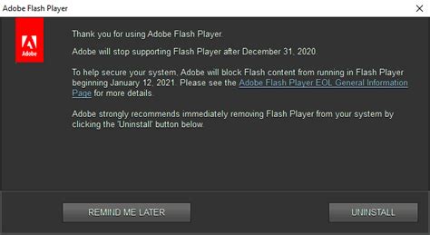 hflasg|Adobe Flash Player End of Life.
